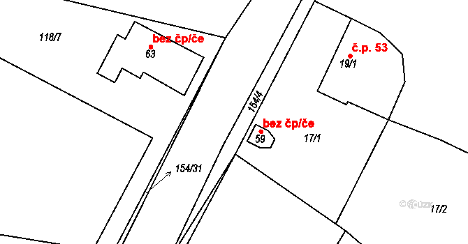 Olešnice 3, Bouzov, Katastrální mapa