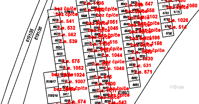 Brno 42678668 na parcele st. 6862 v KÚ Líšeň, Katastrální mapa