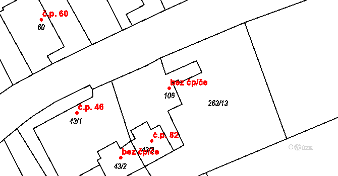 Lejšovka 46613668 na parcele st. 106 v KÚ Lejšovka, Katastrální mapa