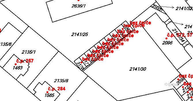 Trutnov 39065669 na parcele st. 3173 v KÚ Trutnov, Katastrální mapa