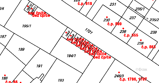 Praha 49586670 na parcele st. 194/4 v KÚ Kobylisy, Katastrální mapa