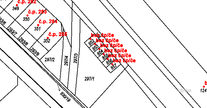 Hostinné 47911671 na parcele st. 855 v KÚ Hostinné, Katastrální mapa