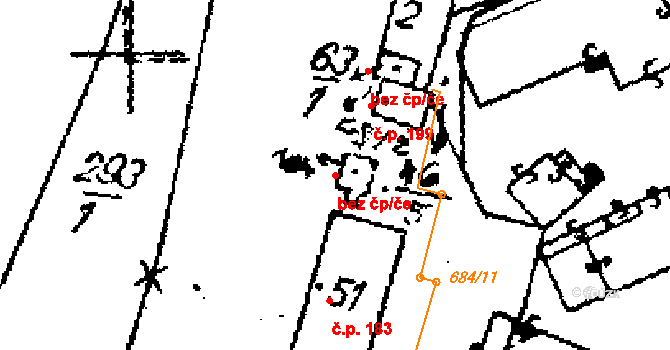 Velká Kraš 47812672 na parcele st. 104 v KÚ Hukovice u Velké Kraše, Katastrální mapa