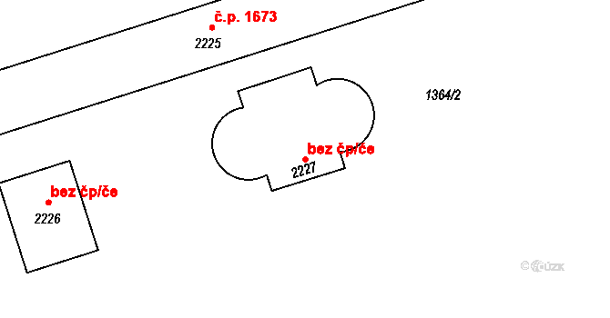 Humpolec 50131672 na parcele st. 2227 v KÚ Humpolec, Katastrální mapa