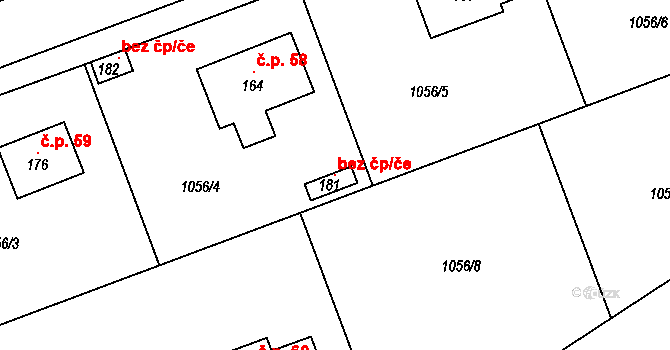 Slavíkov 104988673 na parcele st. 181 v KÚ Slavíkov u Chotěboře, Katastrální mapa