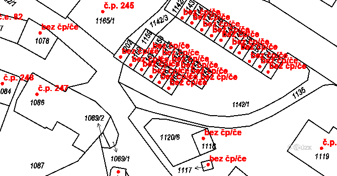 Valtice 47010673 na parcele st. 1164 v KÚ Valtice, Katastrální mapa