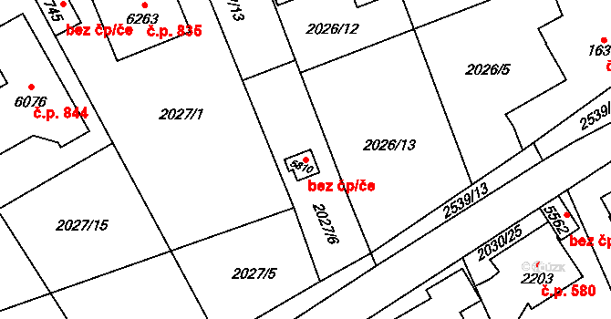 Beroun 46961674 na parcele st. 5810 v KÚ Beroun, Katastrální mapa