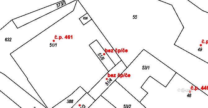 Dlouhá Loučka 47140674 na parcele st. 51/5 v KÚ Horní Dlouhá Loučka, Katastrální mapa