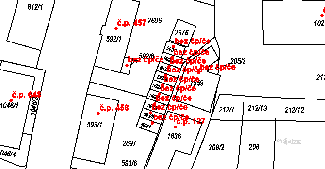 Rožmitál pod Třemšínem 50061674 na parcele st. 592/5 v KÚ Rožmitál pod Třemšínem, Katastrální mapa