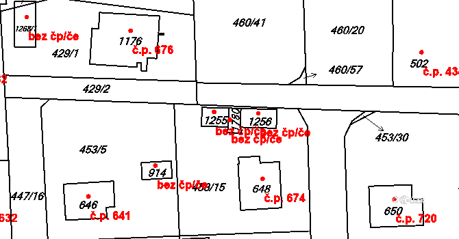 Blovice 95353674 na parcele st. 1780 v KÚ Blovice, Katastrální mapa