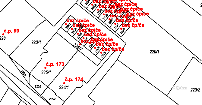 Zbýšov 41958675 na parcele st. 224/5 v KÚ Zbýšov u Oslavan, Katastrální mapa