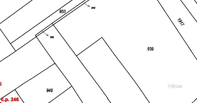 Drnholec 477, Katastrální mapa