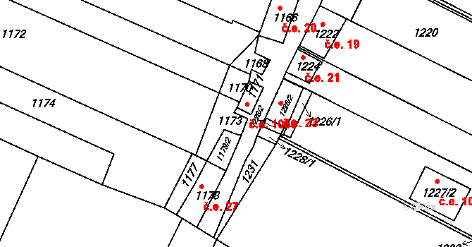 Sedlešovice 26, Nový Šaldorf-Sedlešovice, Katastrální mapa