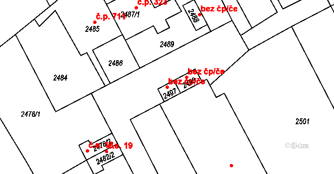 Libušín 38588676 na parcele st. 2497 v KÚ Libušín, Katastrální mapa