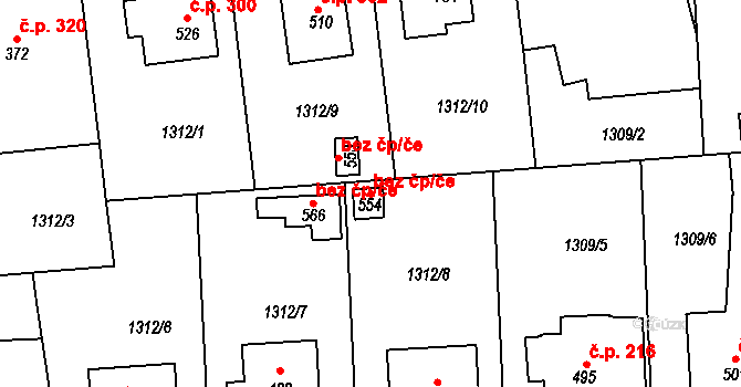 Kašperské Hory 39178676 na parcele st. 554 v KÚ Kašperské Hory, Katastrální mapa