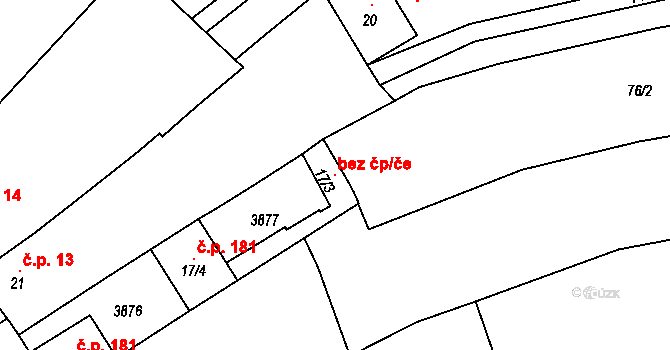 Šebetov 100088678 na parcele st. 17/3 v KÚ Šebetov, Katastrální mapa
