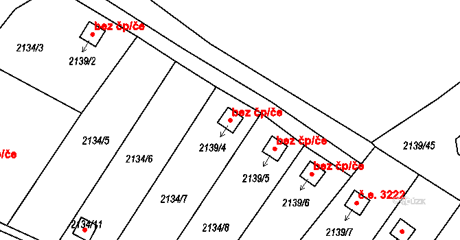 Plzeň 49940678 na parcele st. 2139/4 v KÚ Bolevec, Katastrální mapa