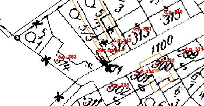 Žiželice 46096680 na parcele st. 471 v KÚ Žiželice nad Cidlinou, Katastrální mapa