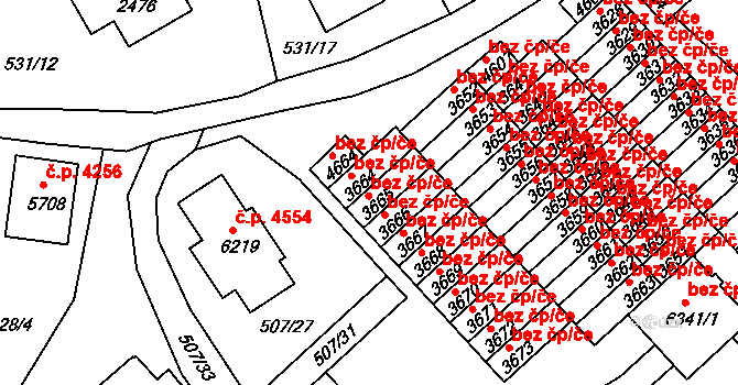 Jablonec nad Nisou 195, Katastrální mapa