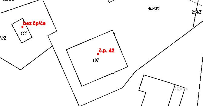 Velký Ratmírov 52, Katastrální mapa