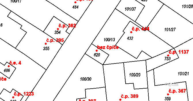 Rudná 49342681 na parcele st. 620 v KÚ Dušníky u Rudné, Katastrální mapa