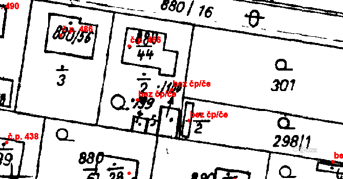 Město Touškov 39636682 na parcele st. 880/100 v KÚ Město Touškov, Katastrální mapa