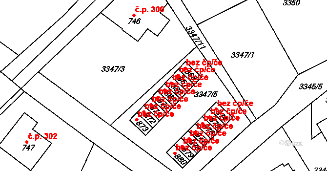 Dolní Čermná 42256682 na parcele st. 868 v KÚ Dolní Čermná, Katastrální mapa