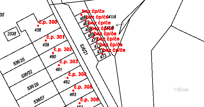 Hrochův Týnec 43732682 na parcele st. 473 v KÚ Hrochův Týnec, Katastrální mapa