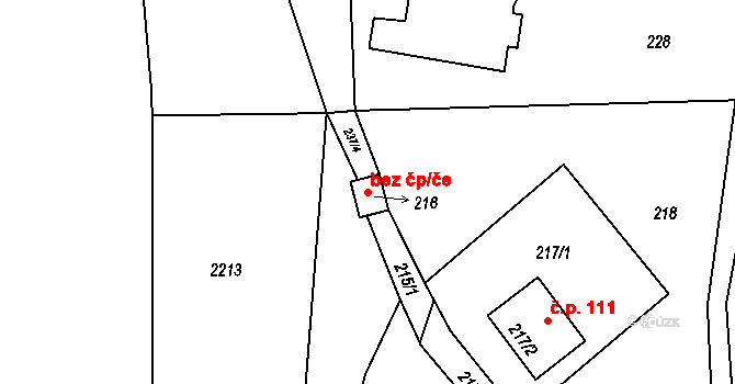 Zlaté Hory 44322682 na parcele st. 216 v KÚ Ondřejovice v Jeseníkách, Katastrální mapa