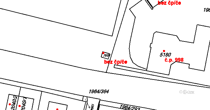 Třebíč 49547682 na parcele st. 7601 v KÚ Třebíč, Katastrální mapa