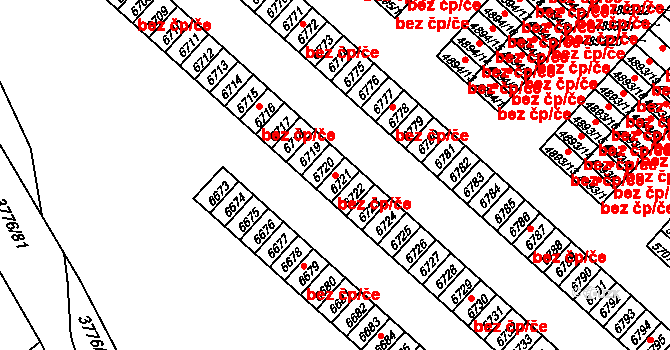 Kolín 39867684 na parcele st. 6717 v KÚ Kolín, Katastrální mapa