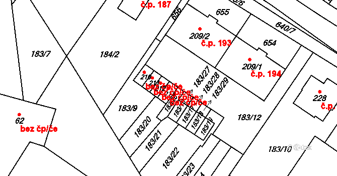 Kravsko 47469684 na parcele st. 213 v KÚ Kravsko, Katastrální mapa