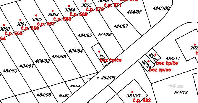 Český Krumlov 49708686 na parcele st. 4084 v KÚ Český Krumlov, Katastrální mapa