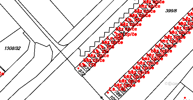 Uherské Hradiště 47257687 na parcele st. 749 v KÚ Mařatice, Katastrální mapa