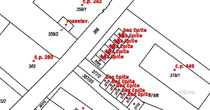 Vrbno pod Pradědem 46340688 na parcele st. 378/3 v KÚ Vrbno pod Pradědem, Katastrální mapa