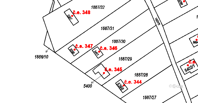 Beroun 40564690 na parcele st. 5401 v KÚ Beroun, Katastrální mapa