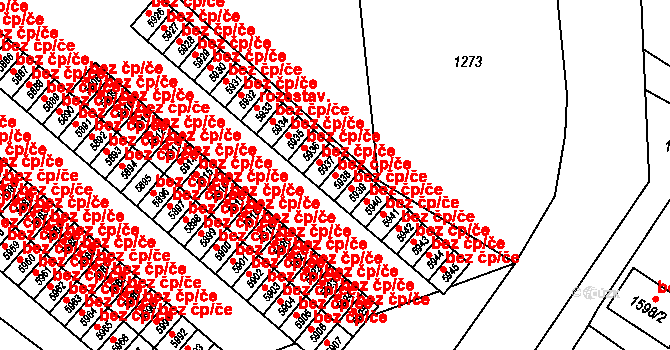 Krnov 42039690 na parcele st. 5938 v KÚ Krnov-Horní Předměstí, Katastrální mapa