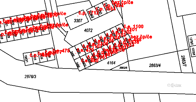 Lipník nad Bečvou 43839690 na parcele st. 1249/7 v KÚ Lipník nad Bečvou, Katastrální mapa