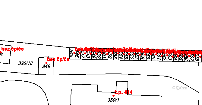 Bohušovice nad Ohří 47629690 na parcele st. 549 v KÚ Bohušovice nad Ohří, Katastrální mapa