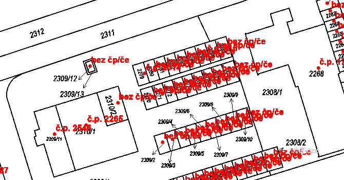 Šternberk 40899691 na parcele st. 2272 v KÚ Šternberk, Katastrální mapa