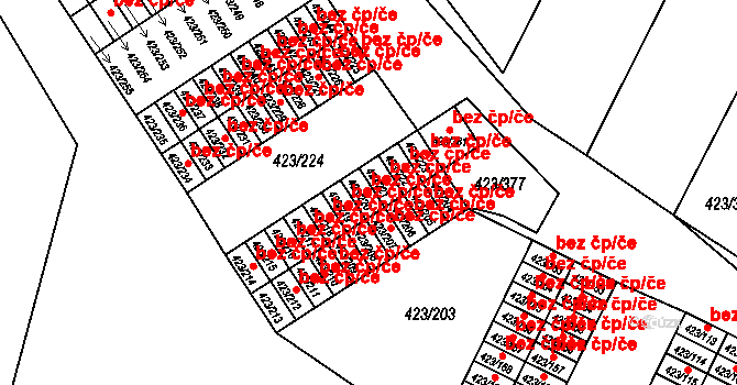 Nýřany 42583691 na parcele st. 423/219 v KÚ Kamenný Újezd u Nýřan, Katastrální mapa