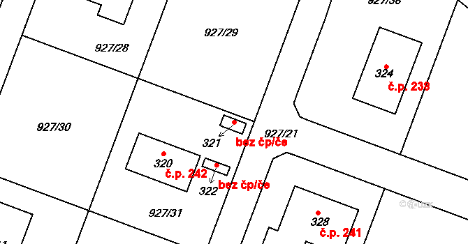Rynárec 90159691 na parcele st. 321 v KÚ Rynárec, Katastrální mapa