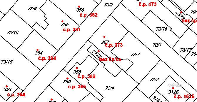 Neratovice 39369692 na parcele st. 2772 v KÚ Neratovice, Katastrální mapa