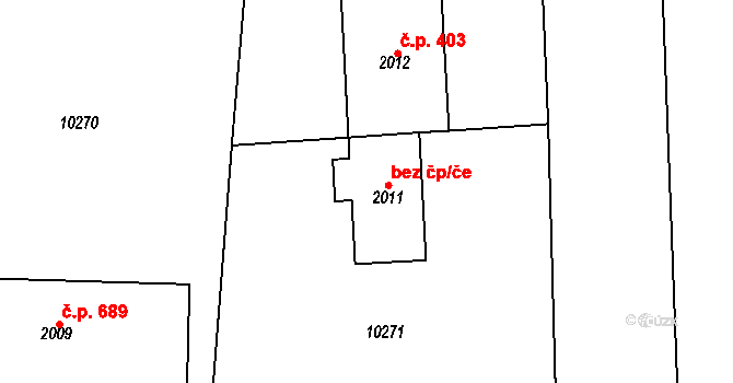 Hrušovany nad Jevišovkou 47498692 na parcele st. 2011 v KÚ Hrušovany nad Jevišovkou, Katastrální mapa