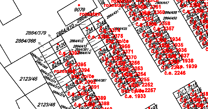 Hodonín 2377 na parcele st. 10112 v KÚ Hodonín, Katastrální mapa
