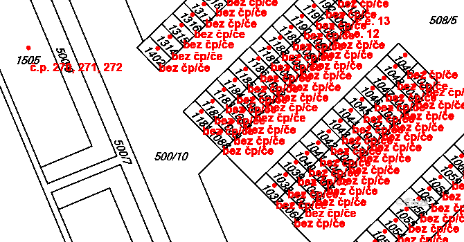 Broumov 39221695 na parcele st. 1089 v KÚ Broumov, Katastrální mapa