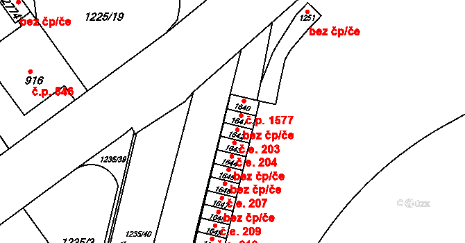 Lipník nad Bečvou I-Město 202, Lipník nad Bečvou, Katastrální mapa