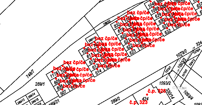 Smiřice 46612696 na parcele st. 616 v KÚ Smiřice, Katastrální mapa