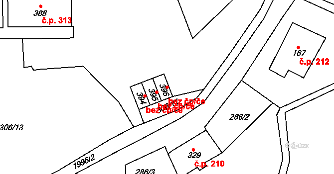 Lobendava 43180698 na parcele st. 396 v KÚ Lobendava, Katastrální mapa