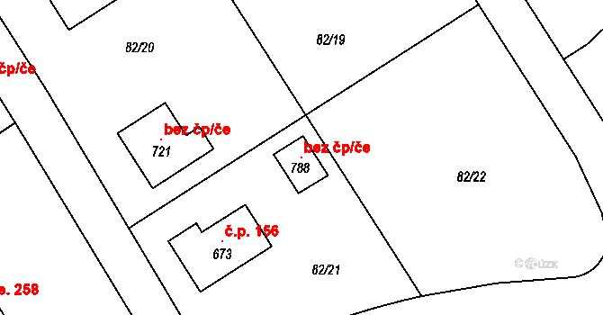 Černolice 147853699 na parcele st. 788 v KÚ Černolice, Katastrální mapa